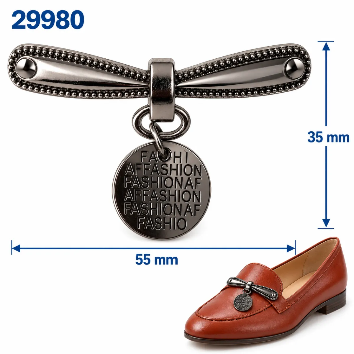 29980 nichel negru, auriu metalic