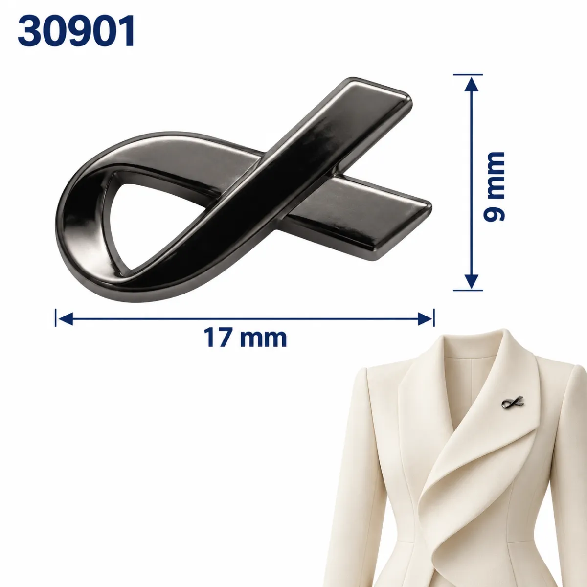 30901 czarny nikiel, nikiel, złoto