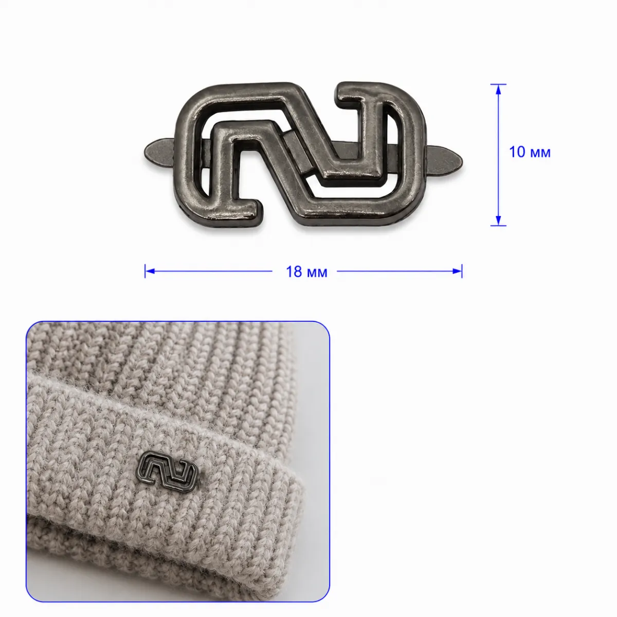 50357 nickel noir, noir mat