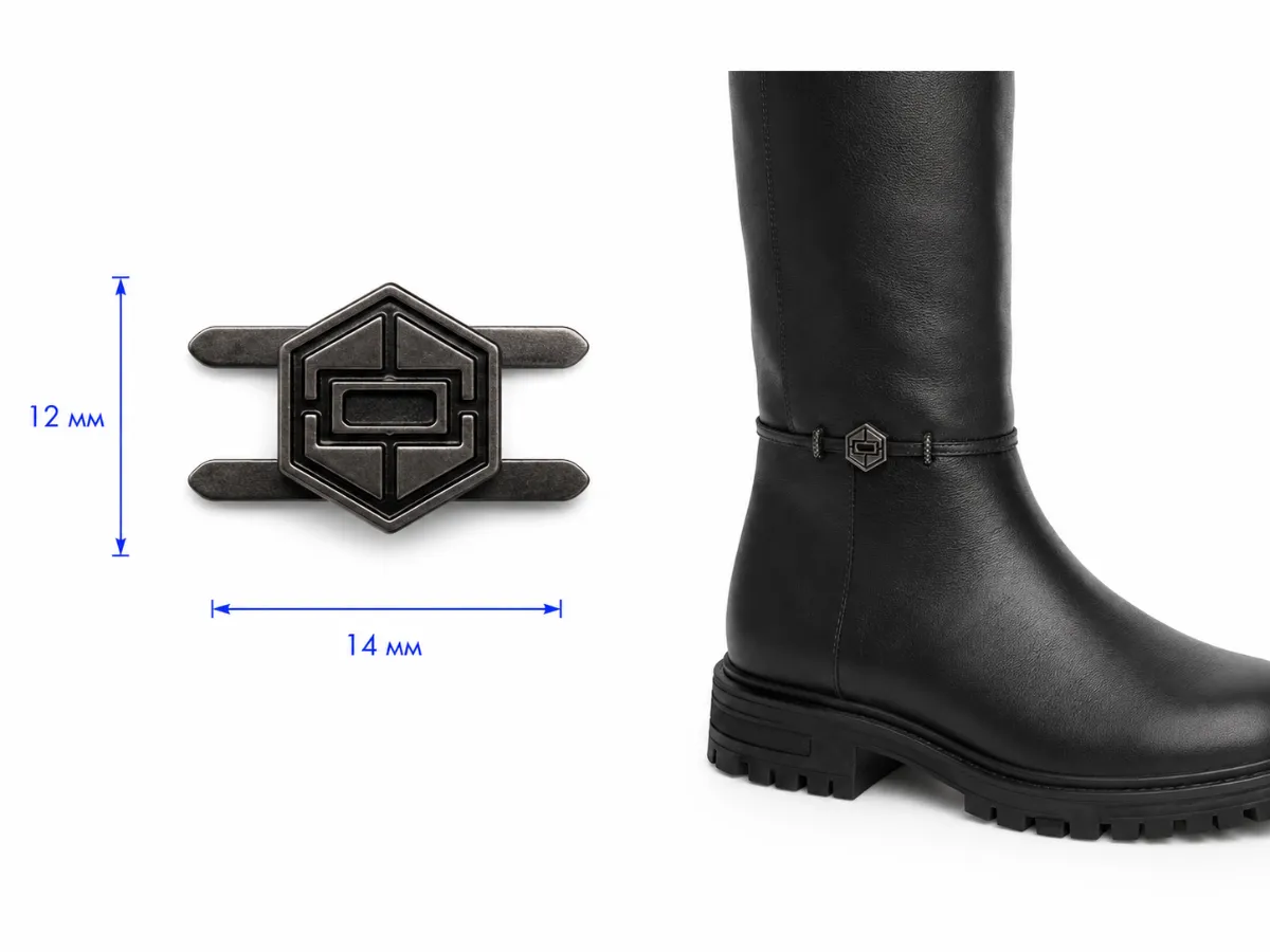 55177 nickel noir, satin foncé