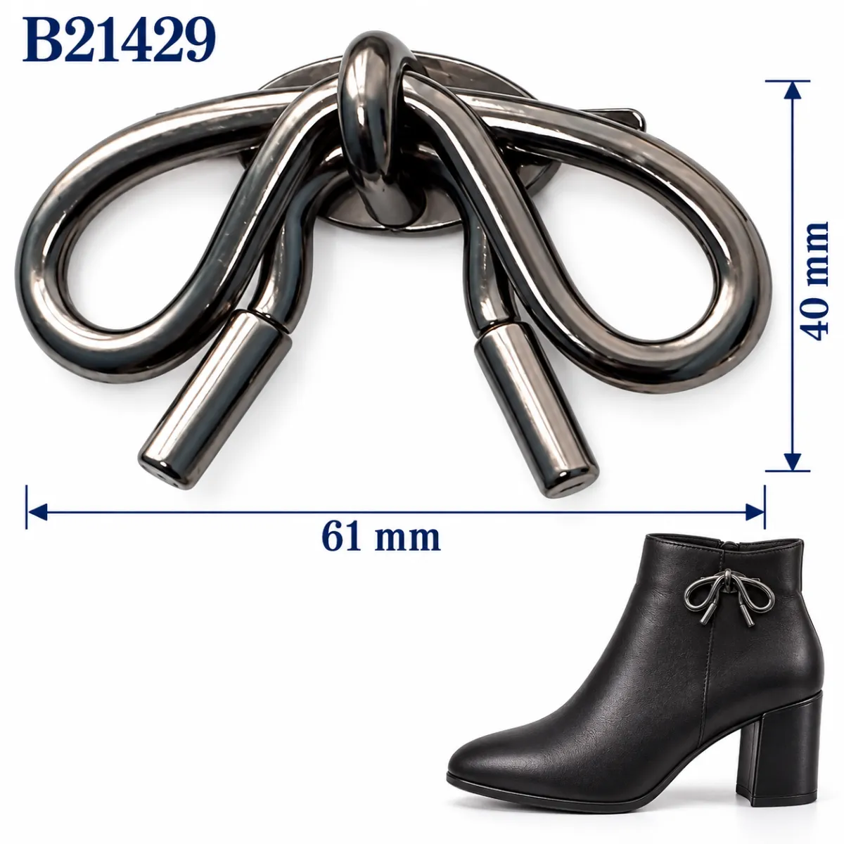 B21429 czarny nikiel